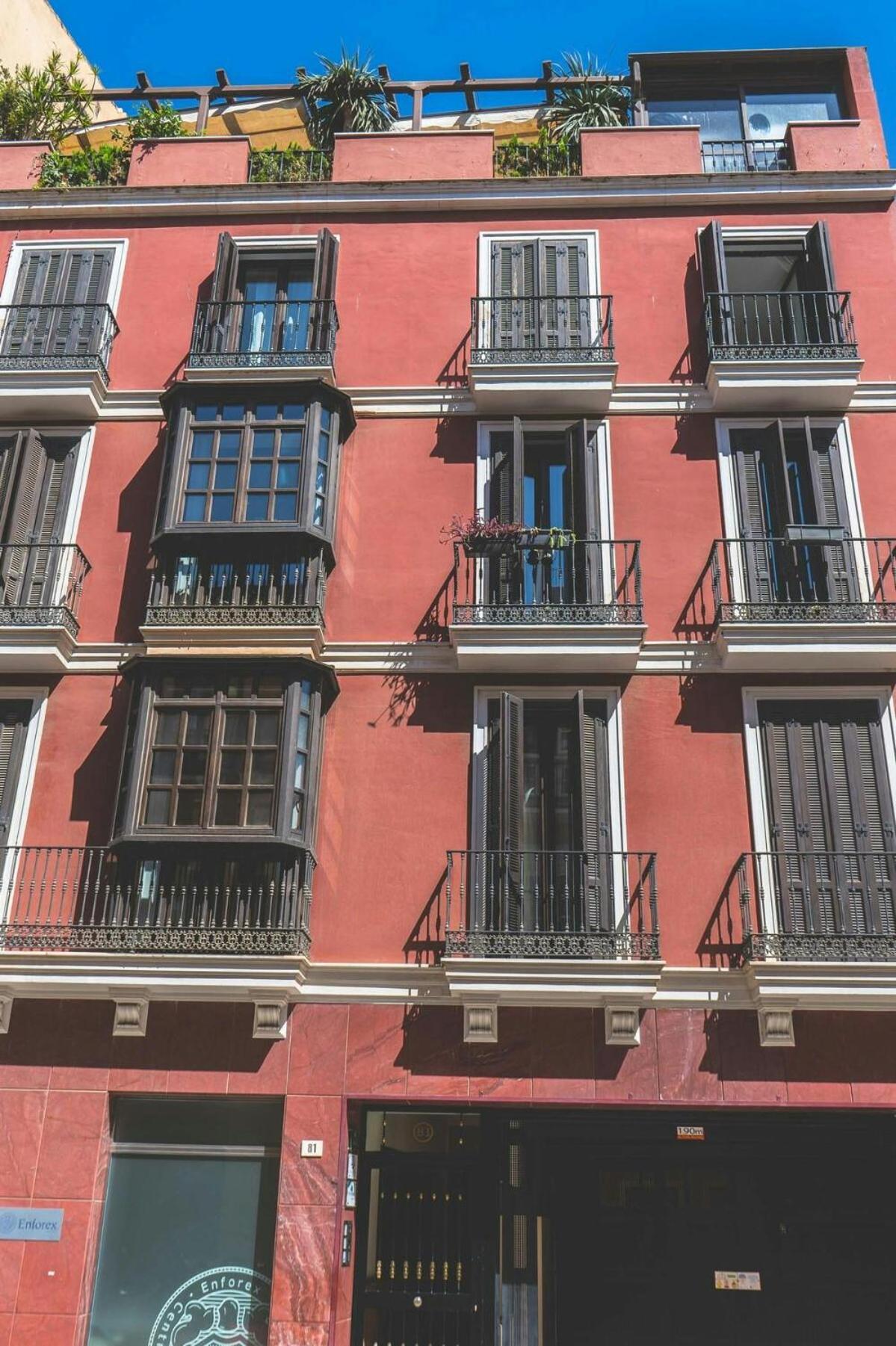 Centrico Apartamento En Calle Carreteria - Málaga Exterior foto